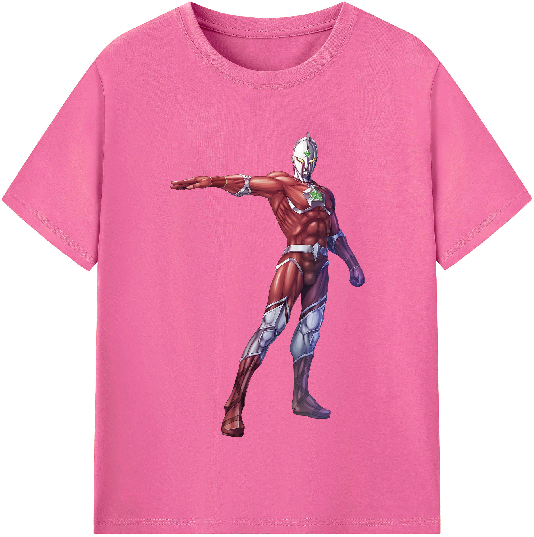 （画像用） ウルトラマン Ultraman レディースカジュアルプリントTシャツ（綿100％）
